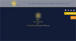 Desktop Screenshot of healingamongnations.org